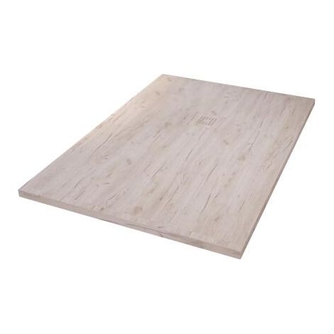 ONDEE - Plato de ducha NATURO - Recortable  - Resina - Madera - Extra-plano - 70x100cm