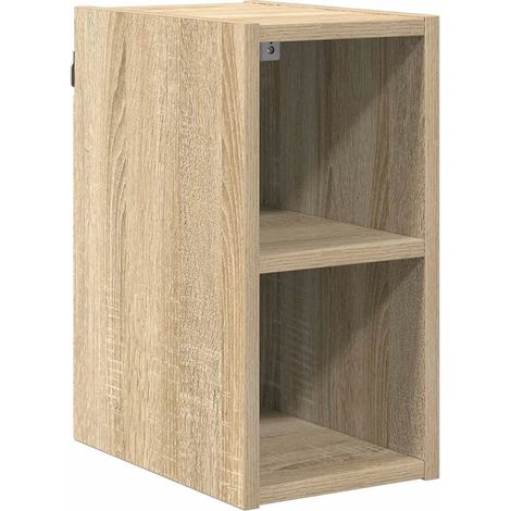 Armadio pensile portaoggetti interno moderno design pulito 20 x 29,5 x 40 cm in legno ingegnerizzato rovere sonoma 020053443