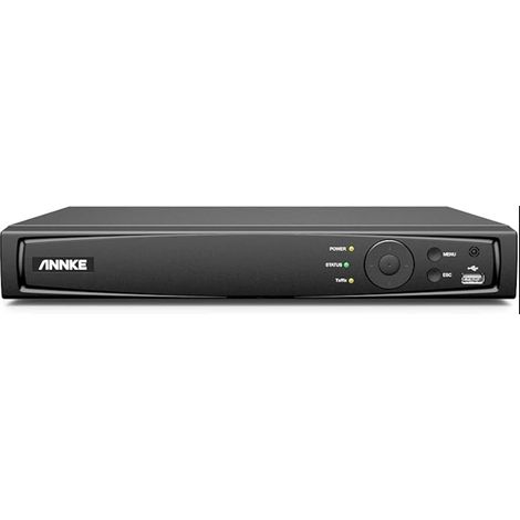 Enregistreur de système de surveillance PoE NVR 8CH 12MP/4K+ caméra PoE extérieure, prend en charge caméras IP HD 8X 12MP/4K/8MP/5MP/3K, disque dur jusqu'à 8 To enregistrement (1/5)