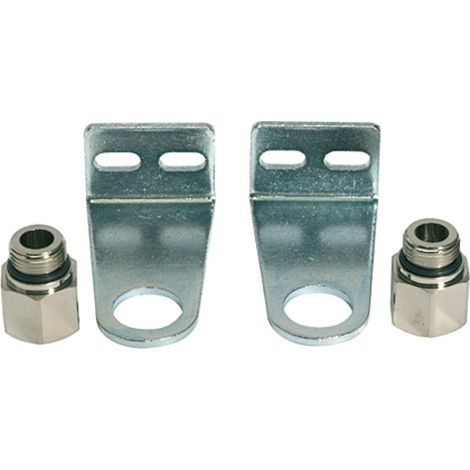 Riegler Haltewinkelsatz für Wegeventile, Höhe 30,0 mm, G 1/4 (1/2)