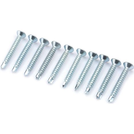 50 Stück M4.2 Flachkopf-Bohrschrauben, selbstschneidendes Schraubenset (M4.250) (1/5)