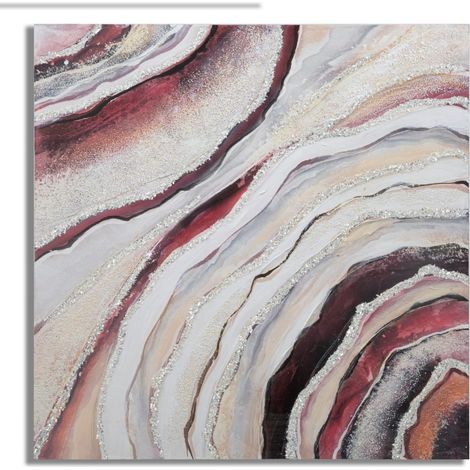 Dipinto su Tela Redy 80x2,8x80 cm in Legno di Pino e Canvas Multicolor (1/5)