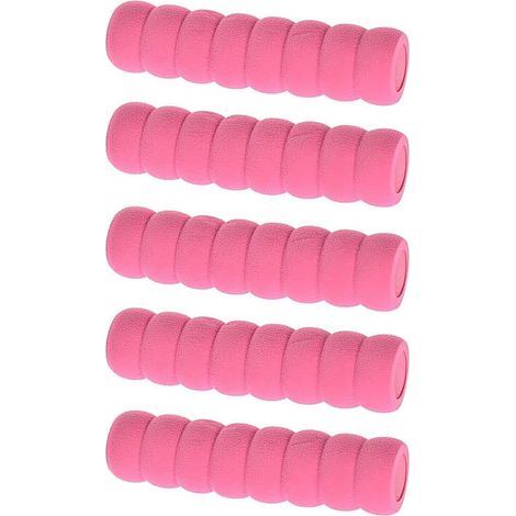 Set mit 5 weichen Schaumstoff-Schutzhüllen für Türgriffe, antistatisch und stoßfest, rosa (1/5)