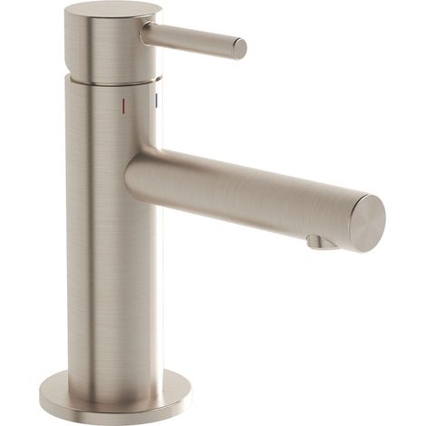 Vitra Origin Mini Mono Basin Mixer Tap - Brushed Nickel (1/3)