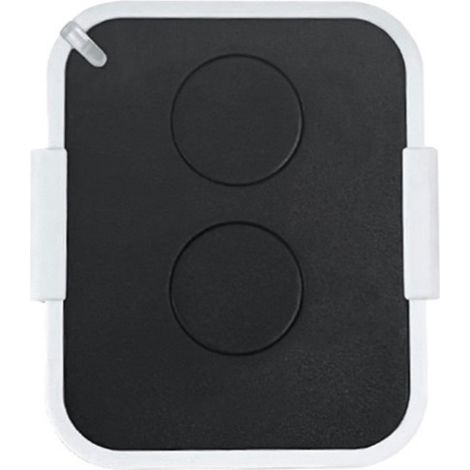 Era ON2E ON2 Telecomando – Trasmettitore per cancello e porta da garage – 2 canali, frequenza 433,92 MHz, nero/bianco – Compatibile con i motori Nice