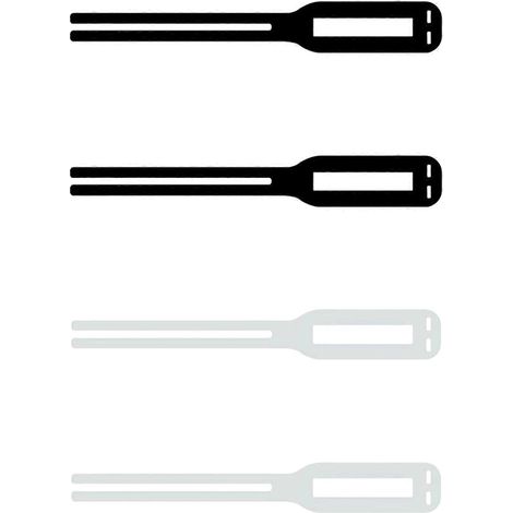 Bande de compression pour poignet, idéale pour la musculation, l'haltérophilie, le fitness et le powerlifting. Support de poignet à double sangle. 2 noires, 2 grises. (1/4)