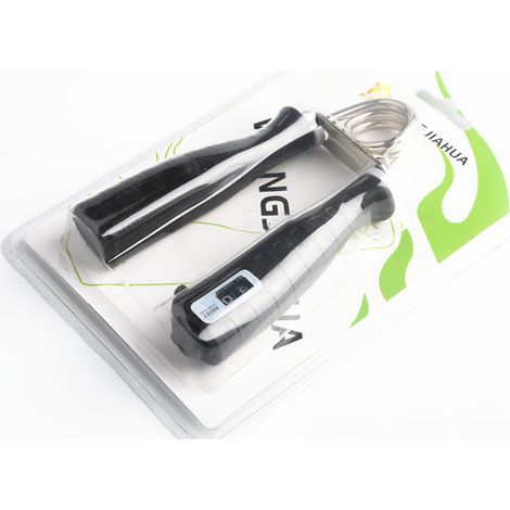 Développeur musculaire des mains, pinces de préhension pour exercices de musculation des avant-bras et des poignets (noir)