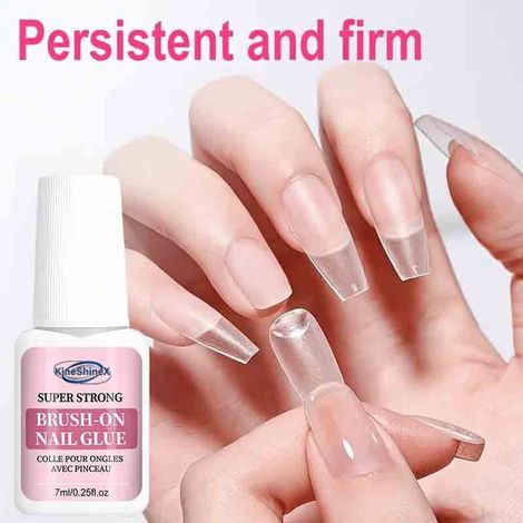 Nagelkleber, Nagelspitzenkleber, Strasskleber, starker und haltbarer Nagelkleber (1/5)