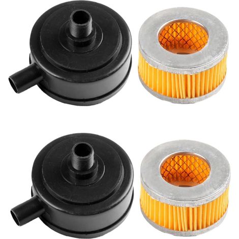 2 confezioni silenziatore compressore aria filtro compressore aria filtro aspirazione silenziatore riduttore di rumore filtro aria 20mm accessori pompa