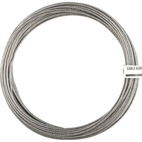 Cable acero Stoker din3055 5mm 25m galvanizado