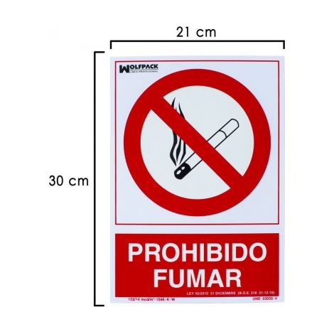 Cartello Vietato fumare 30x21 cm.