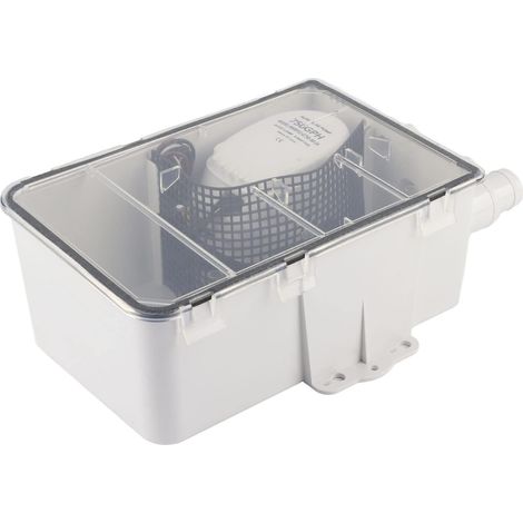 Pompe de Puisard de Douche, Interrupteur Automatique 750GPH, Entrée Multiple pour Bateau Marin, Yacht G750-01 (24V) (1/5)