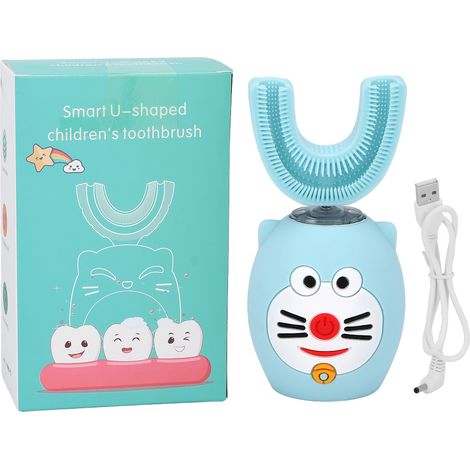 Brosse à dents électrique intelligente pour enfants, brosse à dents pour bébés paresseux (1/5)