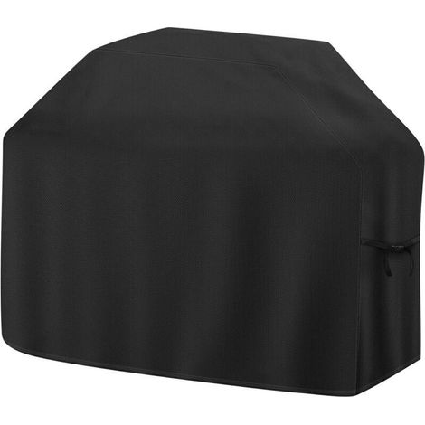 Housse de barbecue en tissu Oxford épais - Imperméable, anti-UV, anti-poussière, coupe-vent - Convient pour les barbecues en extérieur Carré L 170 x 61 x 117 cm Tissu Oxford en polyester 210D argenté (1/4)