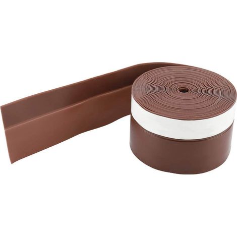 Striscia di tenuta da 5 m e 45 mm, striscia di tenuta autoadesiva per porte e finestre, resistente alle intemperie, per proteggere da vento, insetti e polvere (1)