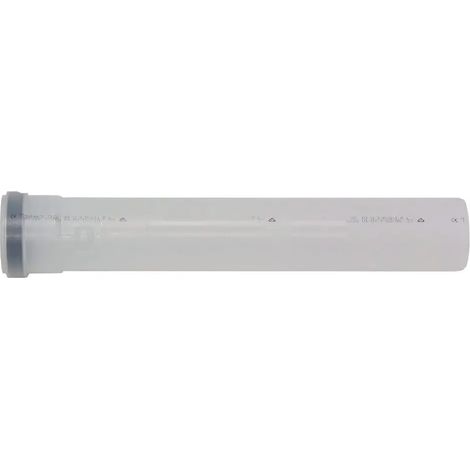 Vaillant Extensión de condensación de 0,5 m para conducto de humos rígido DN 80, PP, 303252