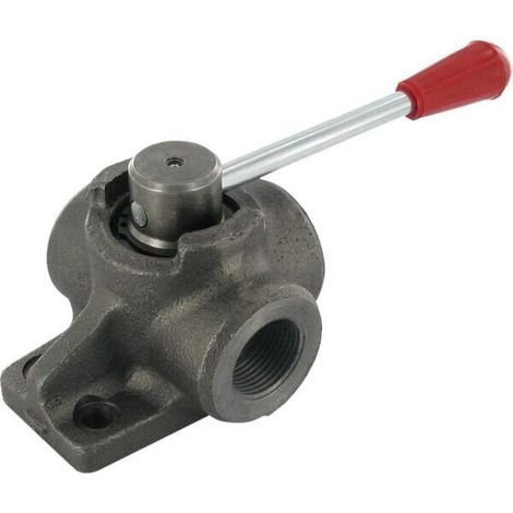 Rubinetto a 3 vie foro a L 1 BSP OLEODINAMICA MARCHESINI DH253B
