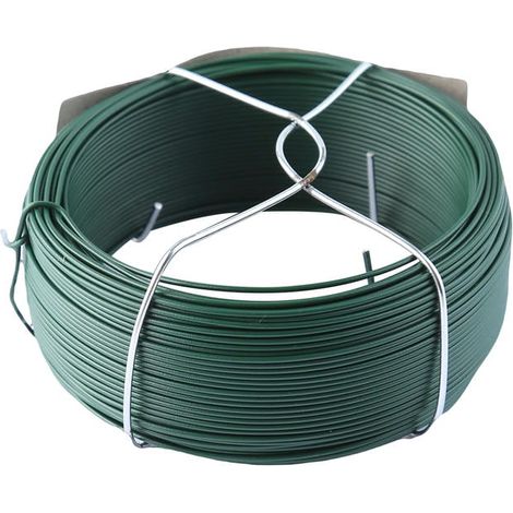 Alambre de jardinería alfa n-6 plastificado 50 m resistente