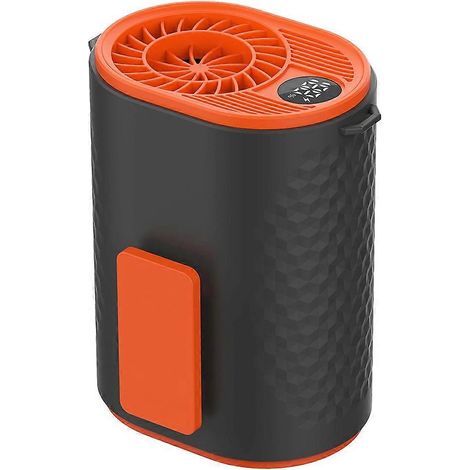 Tragbarer Ventilator in kompakter Größe mit Notlicht für den Außenbereich, tragbarer Ventilator zum Umhängen an der Hüfte, tragbarer Nackenventilator für optimale Kühlung. (1/5)