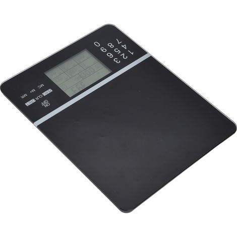 Balance de Cuisine Numérique en Verre Trempé - Pèse Aliments en Grammes et Onces avec Écran LCD pour Cuisine et Pâtisserie (1/5)