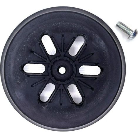 2 pièces Plateau de ponçage pour ponceuse excentrique Bosch Gex 150 AC, PEX 15 AE, GEX 150 Turbo Ø 150 mm avec vis,Disque de ponçage compatible avec Bosch (1/4)