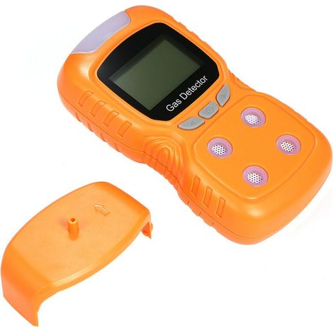 Detector de gas 4 en 1, monitor de CO, detector de gas tóxico portátil digital, detector de monóxido de carbono, comprobador de gas de sulfuro de hidrógeno con pantalla LCD, alarma de vibración de son (1/5)