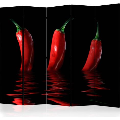 Paravento - Chili pepper II [Room Dividers] - 225x172 (1/4)