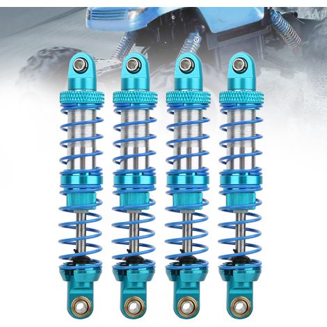 4 amortisseurs métalliques avec ressorts de rechange pour véhicules RC 1/10 TRX4 SCX10 D90 Crawler 80mm (1/4)