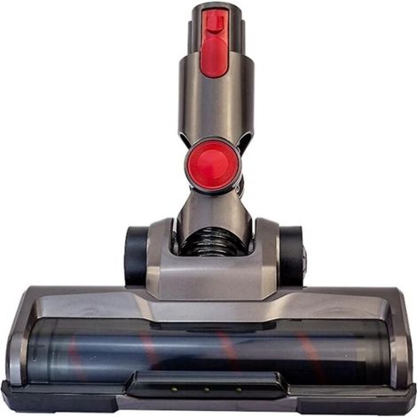 Rouleau brosse électrique compatible pour Dyson V8 Fluffy, tête de nettoyage pour sols, efficace sur les poils d'animaux et poussières. (1/4)