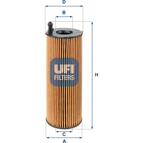 UFI 25.105.00 UFI Ölfilter