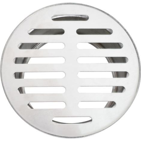 Siphon de Sol, 110 Flat Mouth Drain de Sol en Acier Inoxydable, Balcon Évier Rond Anti-Blocage, Siphon de Sol Amovible pour Jardin Extérieur Tuyau D'évacuation Tuyau D'échappement Toit Utilisat (1/5)