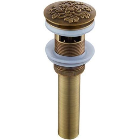 Pop-up sink plug, European retro style, pop-up sink plug, solid copper sink plug MUMU (1/2)