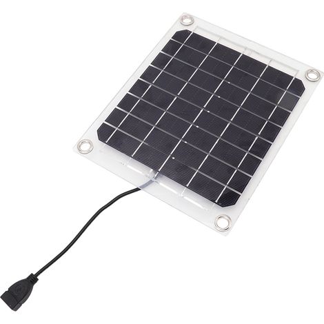 Pompe à eau solaire 5V en silicium monocristallin 10W pour piscines, aérateurs pour poissons, dispositifs d'oxygénation domestiques et pompes à oxygène pour bassins. (1/5)