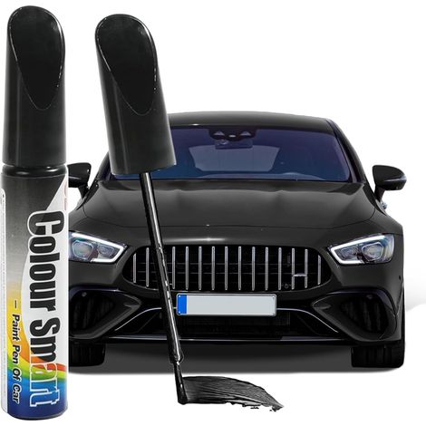 2026 Bolígrafo reparador de arañazos para coche, pintura de retoque universal para carrocería, antiarañazos para motocicletas, camiones y SUV, reparación rápida y fácil (negro, 1 unidad) (1/5)