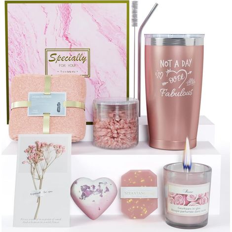 Cadeau Femme, Cadeau Mariage, Anniversaire, Noel, Saint Valentin, Idée Ami, Collègue, Anniversaire - Humour, Coffret Spa relaxant pour femmes (1/4)