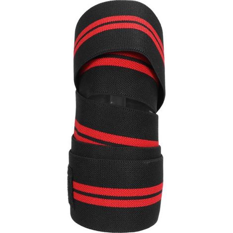Genouillères - Compression Élastique - Pour Squat Soulevé De Terre Presse À Jambes - Taille Unique 180 X 8 Cm - 1 Pièce (1/5)
