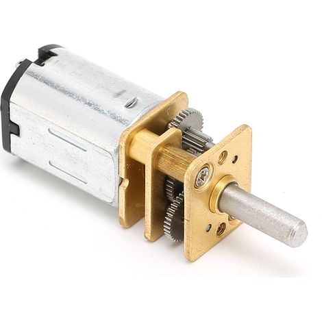 Moteur Réducteur DC 12V 400RPM avec Arbre 3x10mm pour Robot et Projets DIY (1/5)