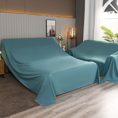 Drap de lit anti-poussière, housse de canapé anti-poussière, tissu anti-poussière domestique découpable pour s'adapter au lit (1/5)