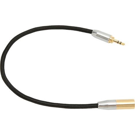 Câble Adaptateur Audio 3.5mm Jack Mâle vers Mini XLR 3-Pin pour Microphone et Caméra Professionnel (1/5)