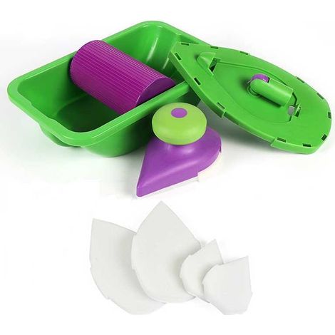 Kit d'outils à main de bricolage, plateau à rouleaux de peinture, brosse de peinture domestique, outils de décoration murale (1/5)