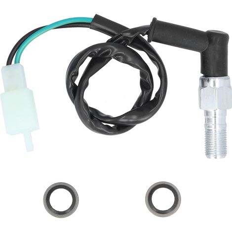 Frein hydraulique arrière interrupteur câble M10x1.0 boulon creux simple accessoire universel moto (1/5)