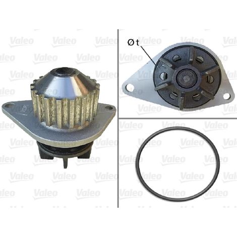 Pompe à eau, refroidissement du moteur Valeo 506704 CITROËN 0360601402 1201G0