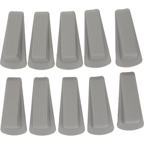 10 Blocs-porte en TPR Antidérapants, Flexibles et Durables pour Maison, Bureau, Hôpital - Stabilité Élevée (1/5)