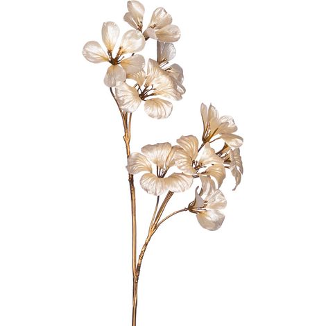 Ramo decorativo color champagne per decorazioni e composizioni di fiori h 70 cm