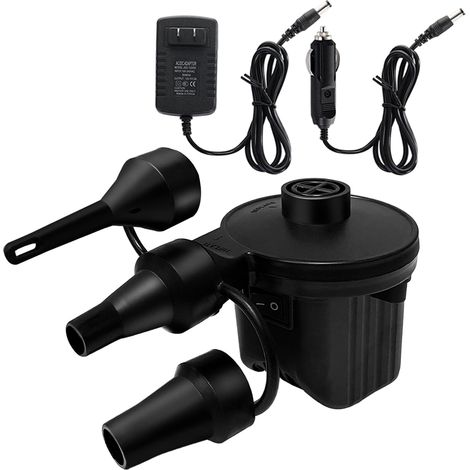 Pompe à air électrique à haut débit, 100 gallons par minute, portable pour matelas gonflables, piscines et bouées. (1/5)