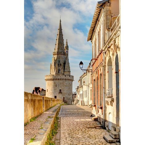 Tableau sur toile Tour La Lanterne 30x45 cm - Impression sur Toile Murale Décorative - Image imprimée en HD sur Toile - Toile sur Châssis en Bois FSC - Fabriqué en France (1/5)