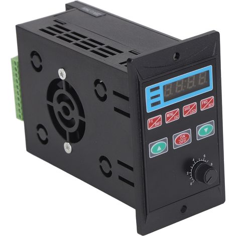Convertisseur de fréquence pour mini-moteur 400 W, entrée monophasée 220 V, sortie triphasée 0-220 V, contrôleur de vitesse pour pompe à eau (1/5)