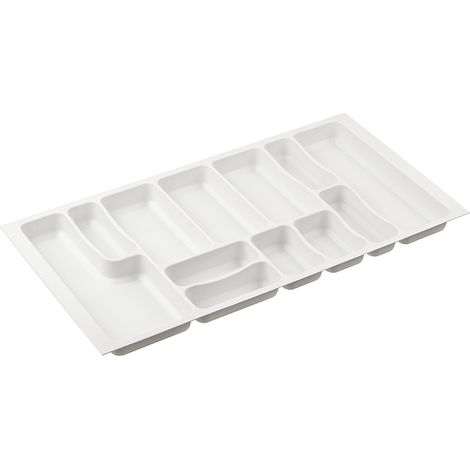 StrongMax 18 Besteckkasten, weiß, 822 x 422 mm SANS MARQUE