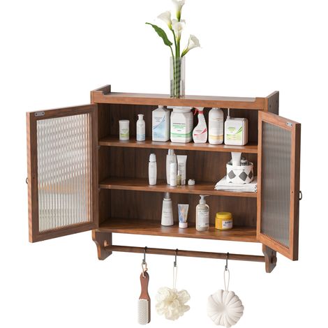 Geworzi Küchenschränkchen Badezimmerschrank Hängeschrank Wandschrank Küchenschrank Badregal (1/5)