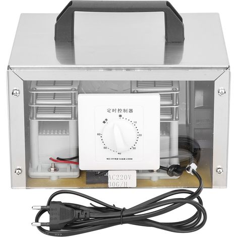 Générateur d'ozone 30g, purificateur d'air désinfectant pour purification, machine à ozone 220V avec prise UE (1/5)